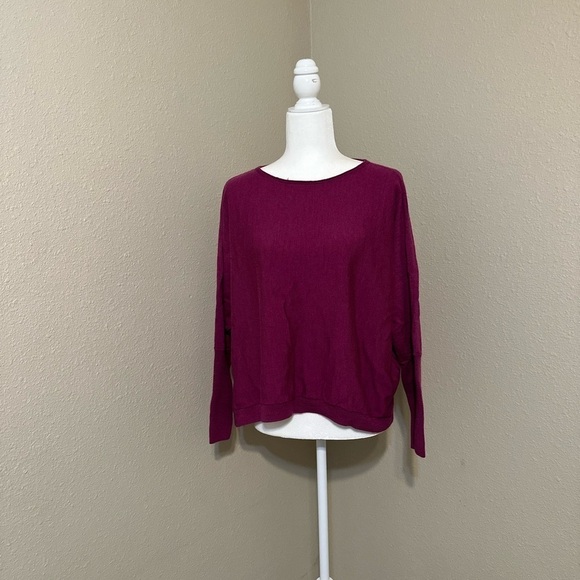 Eileen Fisher Wool Violet Sweater Size Small - Picture 2 of 7